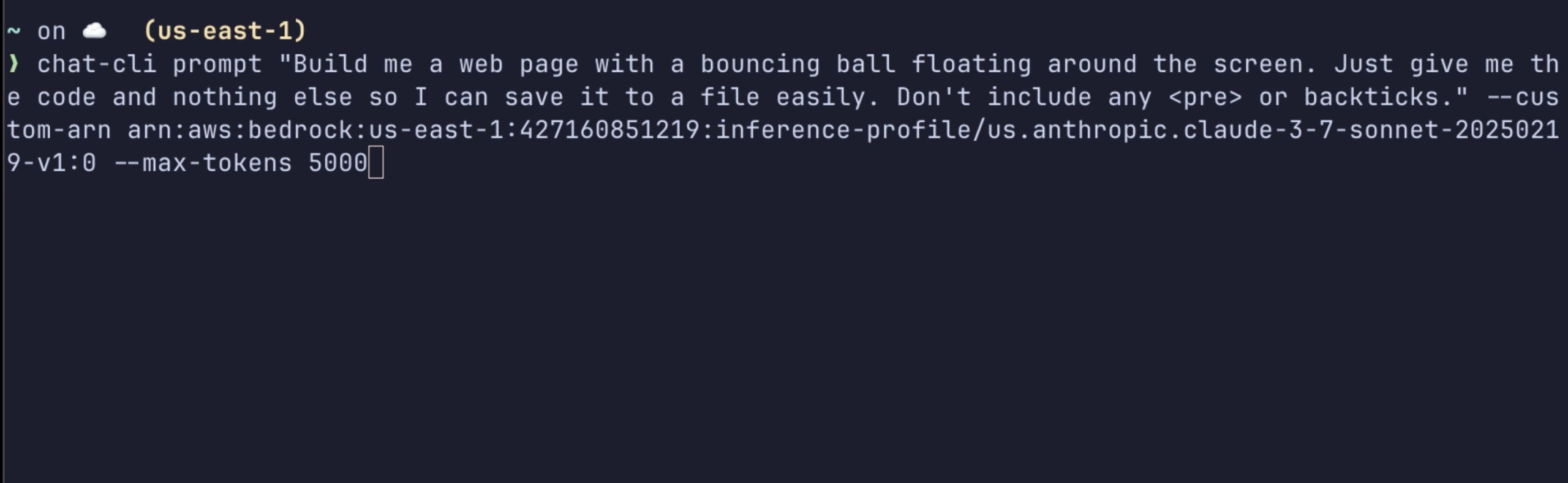 Chat-CLI and Anthropic Claude 3.7 Sonnet